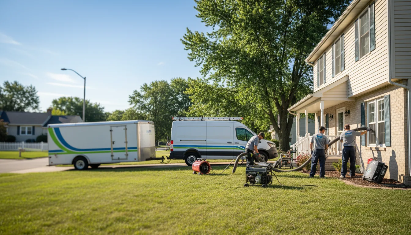 Flooded Basement Restoration And Cleanup With Repair in Clearwater, KS near me